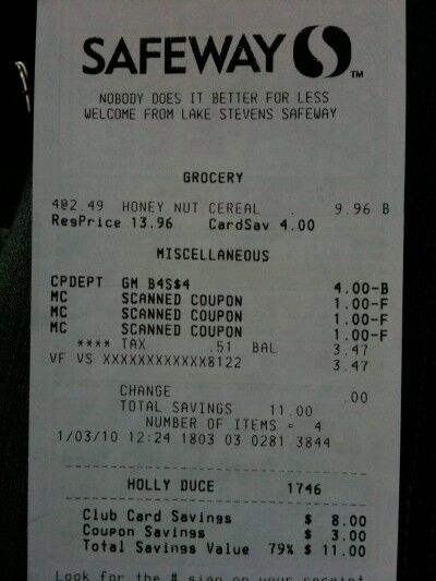 The Couponers Begin Their Work: 79% Savings | Penny Experiment